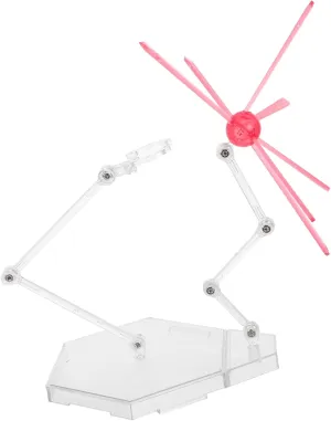 1 Set Action Figure Display Stand with Effects Lightweight Doll Holder for Easy Setup and Versatile Positioning for Collectors and Model Showcases