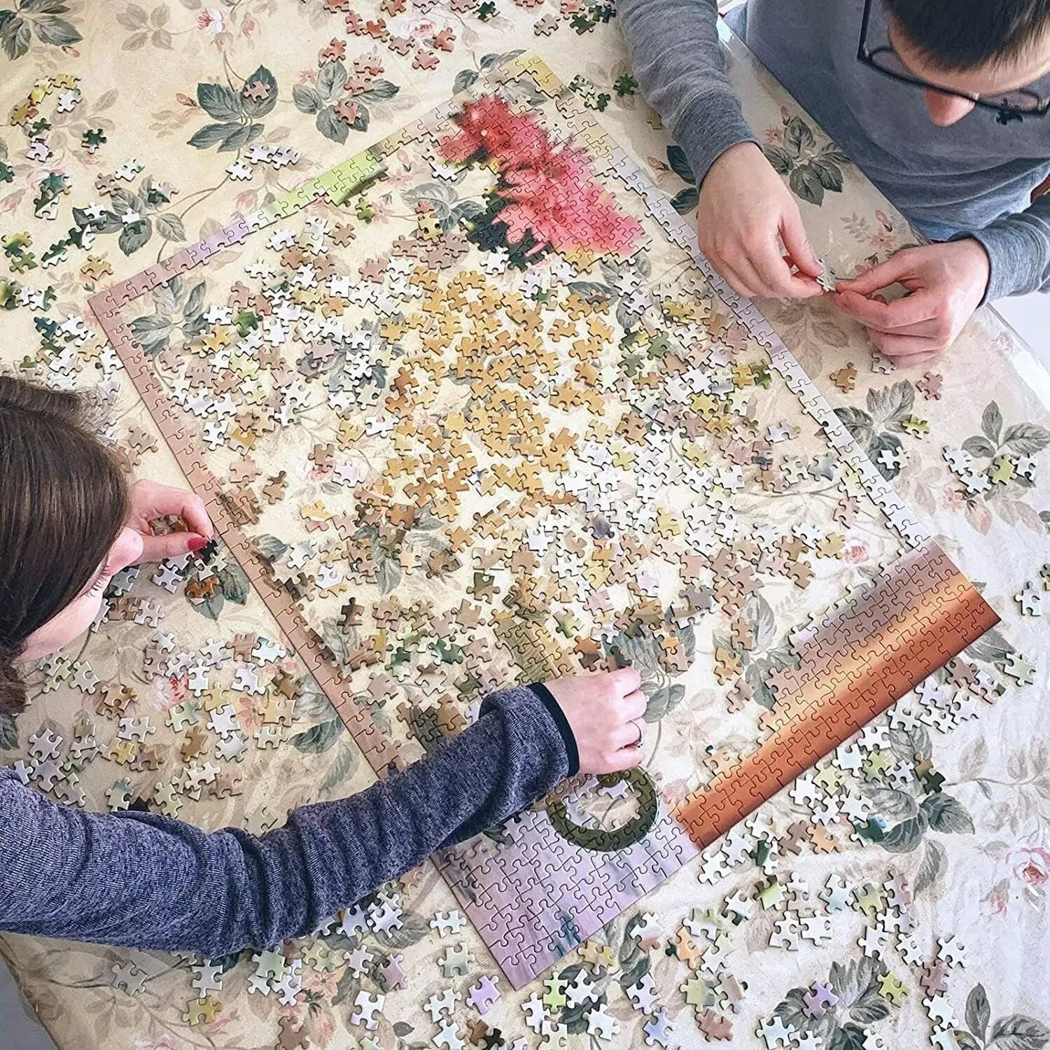 1000 Piece Jigsaw Puzzle Jesus All I Need Today is A Little Bit of Cycling Difficult and Challenge Jigsaw Puzzle Funny Family Teenager Entertainment Game Creative Puzzle Wooden Jigsaw Puzzles Props