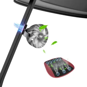 10L0L Magnetic Golf Cart Rechargeable Fan with Ventilated Seat Pad