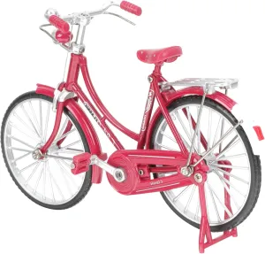 1:10 Alloy Vintage Bicycle Model Pump 28-inch Desk Ornament for Boys and Girls