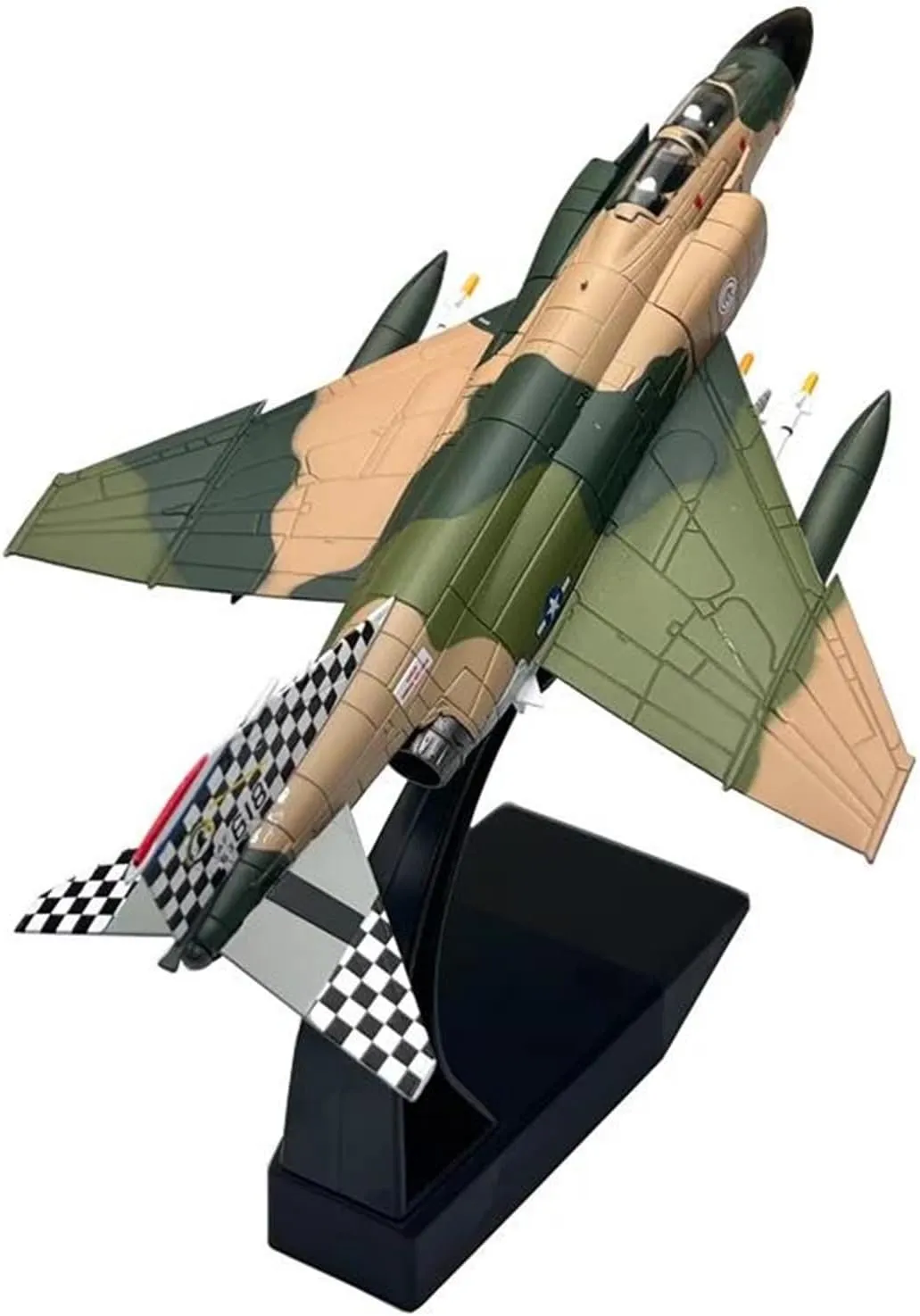 1:100 1/100 Scale F4C F-4C for Phantom Fighter Diecast Metal Airplane Plane Single Aircraft Model Miniatures Set(F4C I)