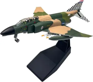 1:100 1/100 Scale F4C F-4C for Phantom Fighter Diecast Metal Airplane Plane Single Aircraft Model Miniatures Set(F4C I)