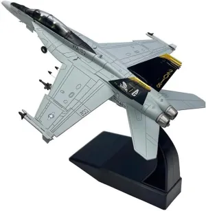 1/100 Scale F-18 F18 VF03 for Strike Fighter Toy Jet Aircraft Metal Military Diecast Plane Model Miniatures Set(F-18(II) VFA-2)
