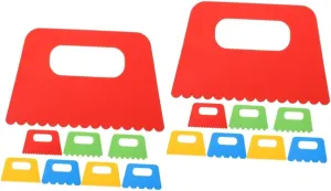 16pcs Boys and Girls Paint Brush Lightweight Scraping Brush for Early Learning Kindergarten Art Projects and Creative Drawing Activities