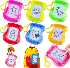 16PCS Mini Magnetic Drawing Board Party Favors Bulk for Kids 4-8 8-12 Goodie Treat Bag Stuffers Classroom Treasure Chest Carnival Prizes Box Toys Pinata Fillers Birthday Return Gifts for Boys Girls