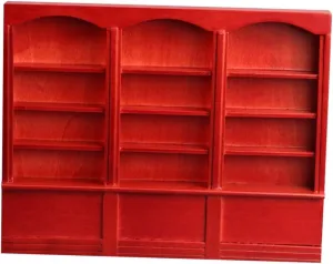 1pc Mini Book Shelf Display Cabinet Creative Mini Bookcase for Dollhouse Compact Storage for Home Office Lightweight Sturdy Design Miniature Decor Rich Color