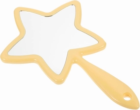 1pc Portable Star Shaped Handheld Makeup Mirror Lightweight Beauty Mirror with Handle for Eyebrow Trimming Travel and Facial Care Loved Ones