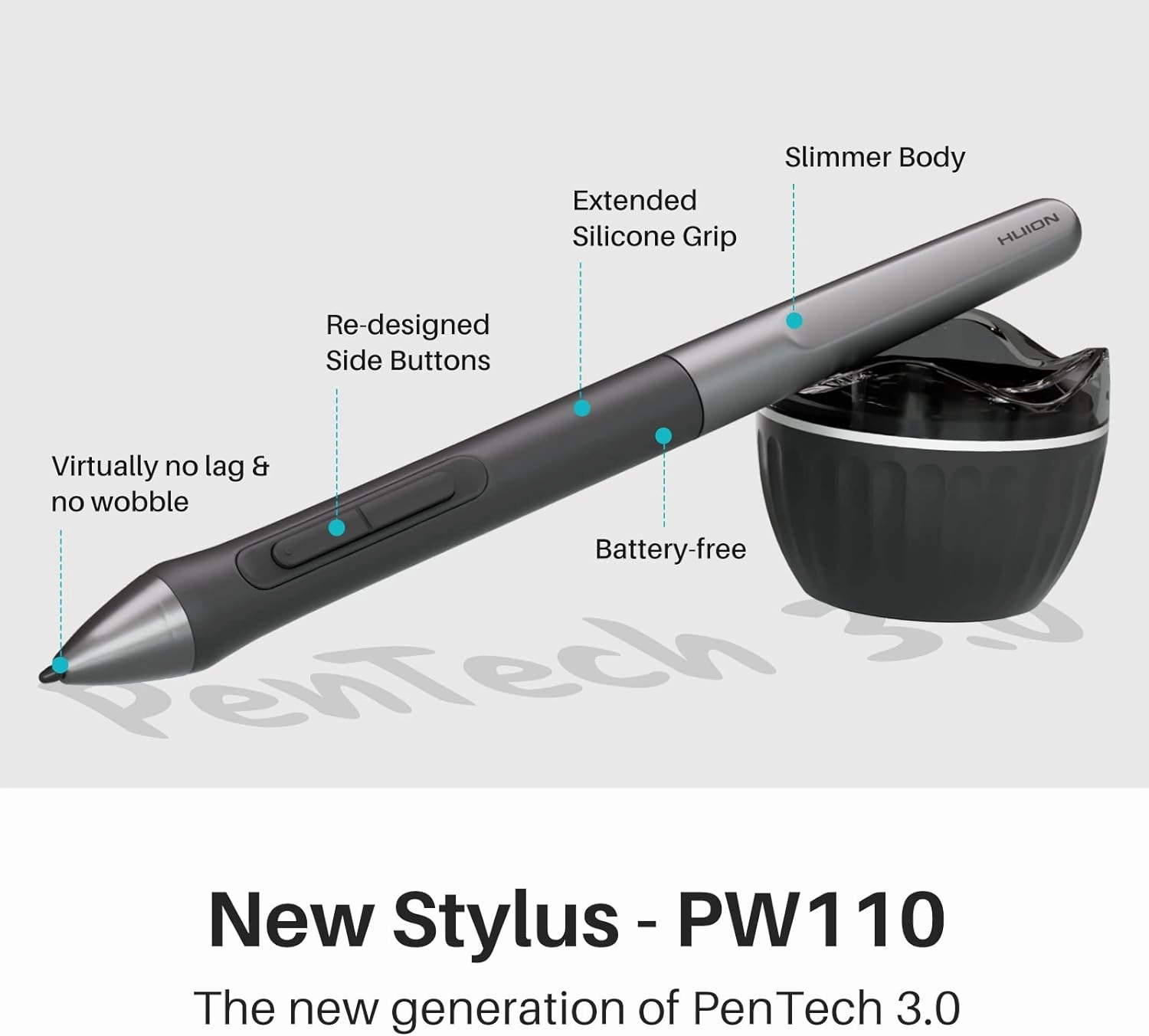 2023 HUION Inspiroy 2 Medium Drawing Tablet with Scroll Wheel 8 Customized Keys Battery-Free Stylus 60° Tilt Support for Digital Art, Design, Sketch, 9x5inch Graphics Tablet, Black