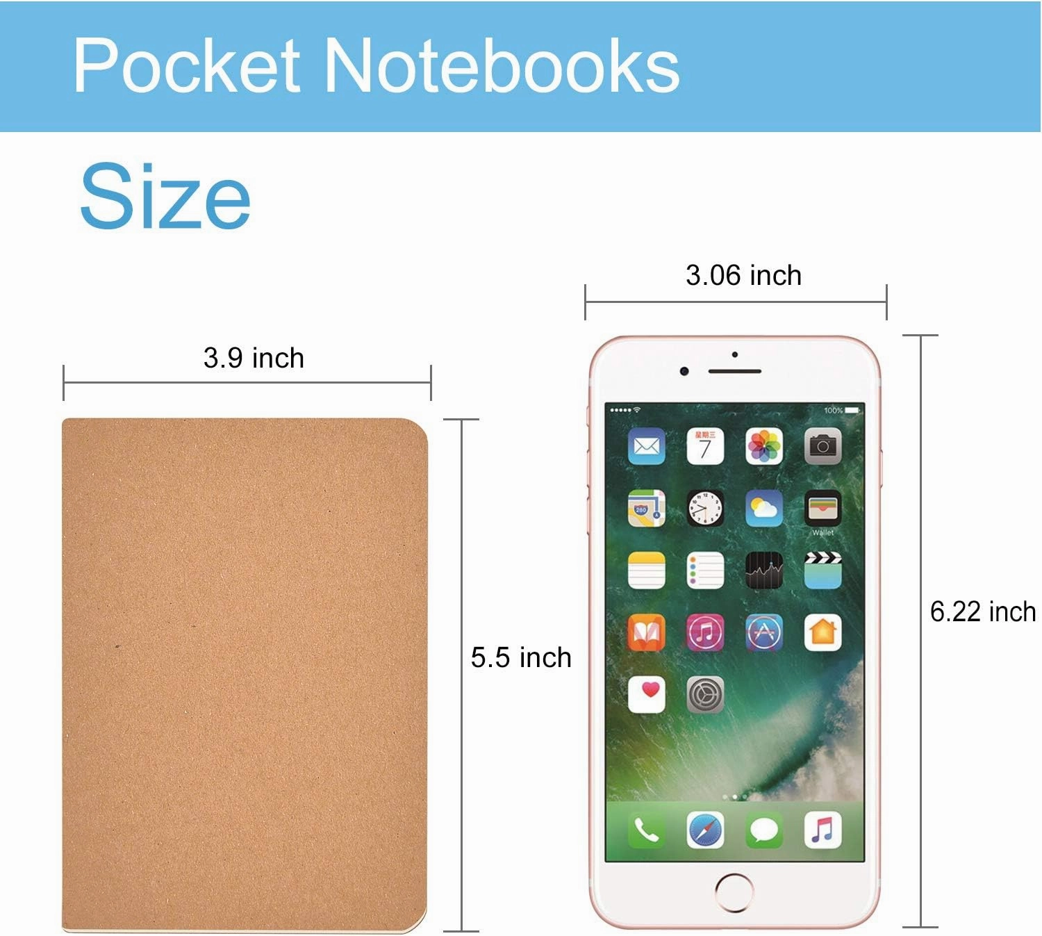 24 Pack Kraft Small Notebooks Bulk, 4x6 Kraft Paper Pocket Notebook with 60 Lined Pages, A6 Mini Travel Journal, Notes, Memo Notepads for Gifts, Students, Classroom, Business, Office Supplies