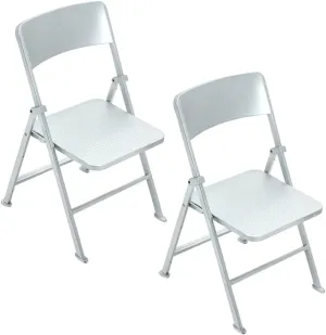 2Pcs Miniature Folding Chairs for Dollhouse Tiny Furniture for Home Decor DIY Mini House Landscaping and Bedroom Ornamentation
