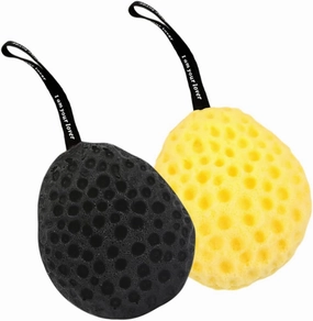 2Pcs Honeycomb Bath Sponge Balls Reusable Shower Sponge for Body Wash Ideal Bathing Accessory for Women and Kids Exfoliating Bath Sponges for Shower