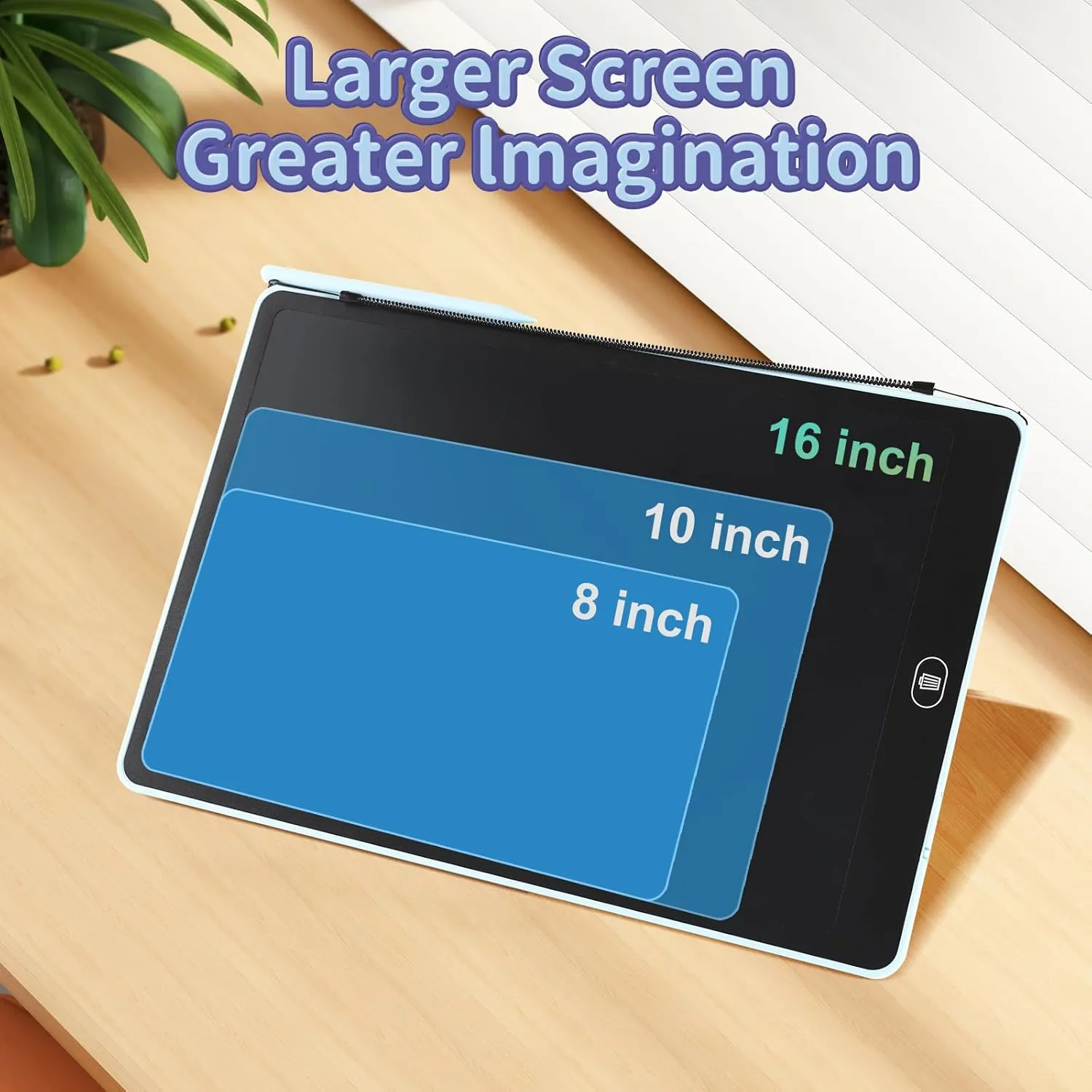 3 Pack 16 Inch LCD Writing Tablet for Kids Adults,Toddler Toys 3 4 5 6 Doodle Board Sensory Toys for Toddlers Road Trip Essentials Car Game Christmas Birthday Gifts Boys Girls （Pink Bule Black）