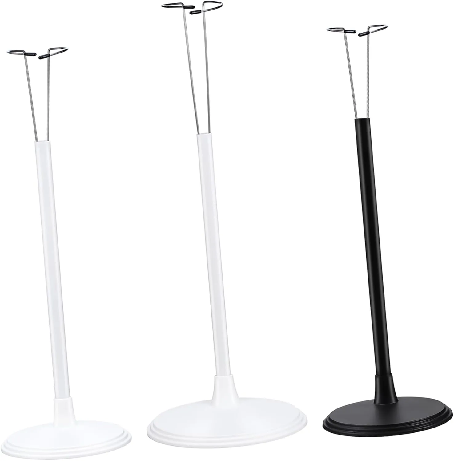 3 Pcs Doll Stands Display Rack for Dolls Easy Assembly Mannequin Model Support with Stable Base Figures
