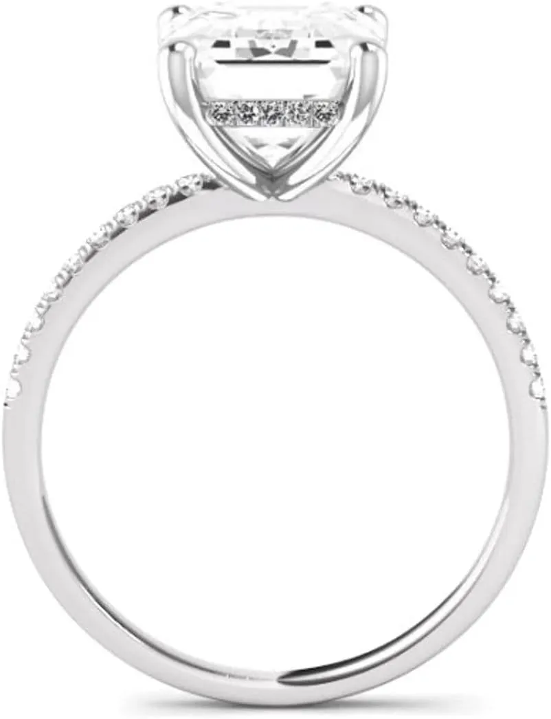 3.50 CT EmeraldI nfinity Accent Engagement Ring Wedding Eternity Band Vintage Solitaire Silver Jewelry Halo-Setting Anniversary Praise Vintage Ring Gift