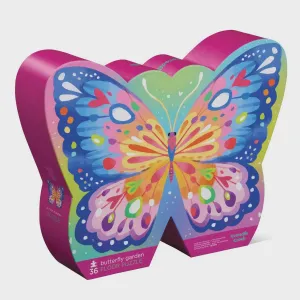 36 Pc Puzzle-Butterfly Garden