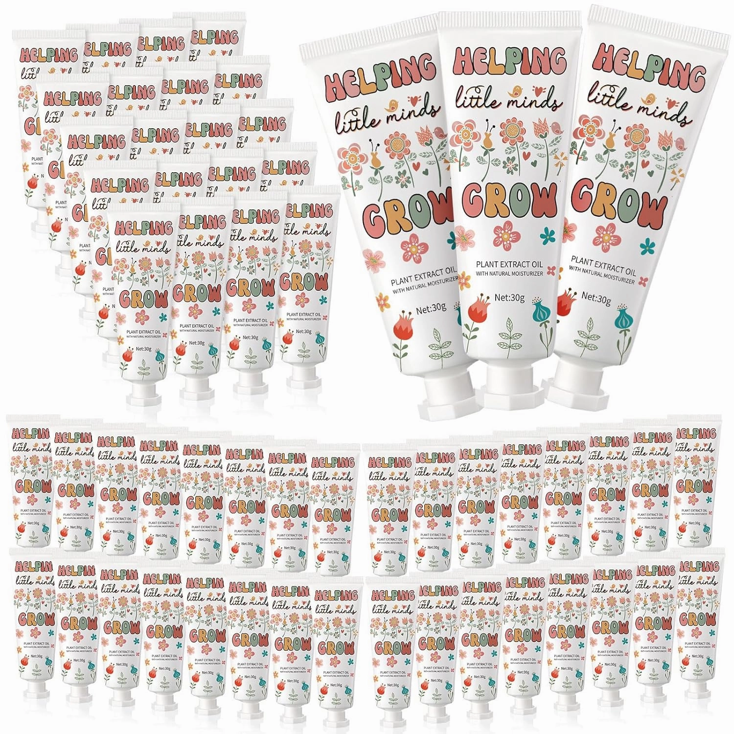 36 Pack Graduation Teacher Appreciation Body Lotion Gifts Boho Flower 2025 End the Year Thank You Teacher Gifts for Women Travel Size Body Lotion Bulk Hand Cream Moisturizing