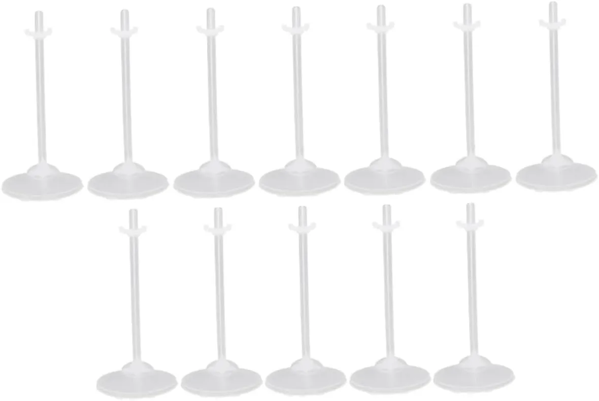 36pcs Doll Figures Stand Holder Simple Bracket Doll Display Rack Stand for