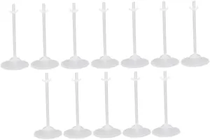 36pcs Doll Figures Stand Holder Simple Bracket Doll Display Rack Stand for