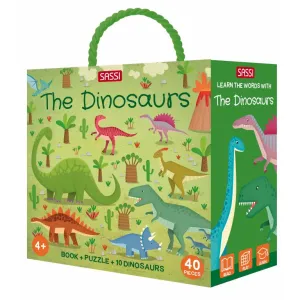 3D Puzzle and Book Set - Dinosaurs