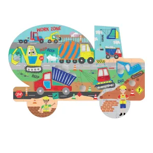 40pc Construction Truck Shaped Puzzle