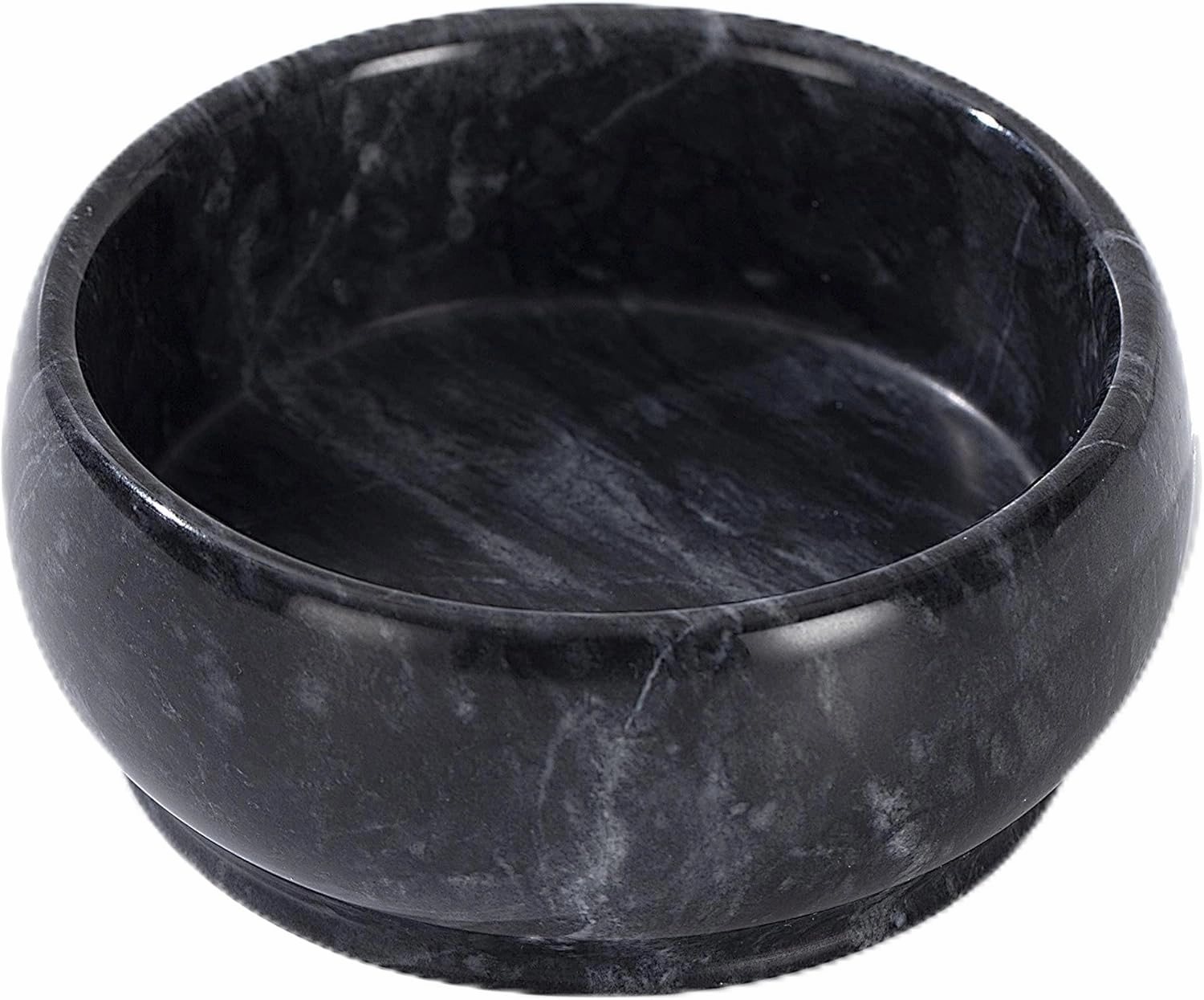4.72 Inch Decorative Bowls - Natural Marble Key, Coffee Table Centerpiece, Soap Serving, Incense Burner, Smudge Bowl