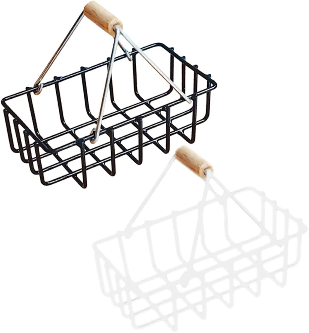 4pcs Miniature Baskets Decorative Storage Models for Dollhouse Decor Charming Design for Desktop Mini Furniture Inspires Creativity and Imagination Teens
