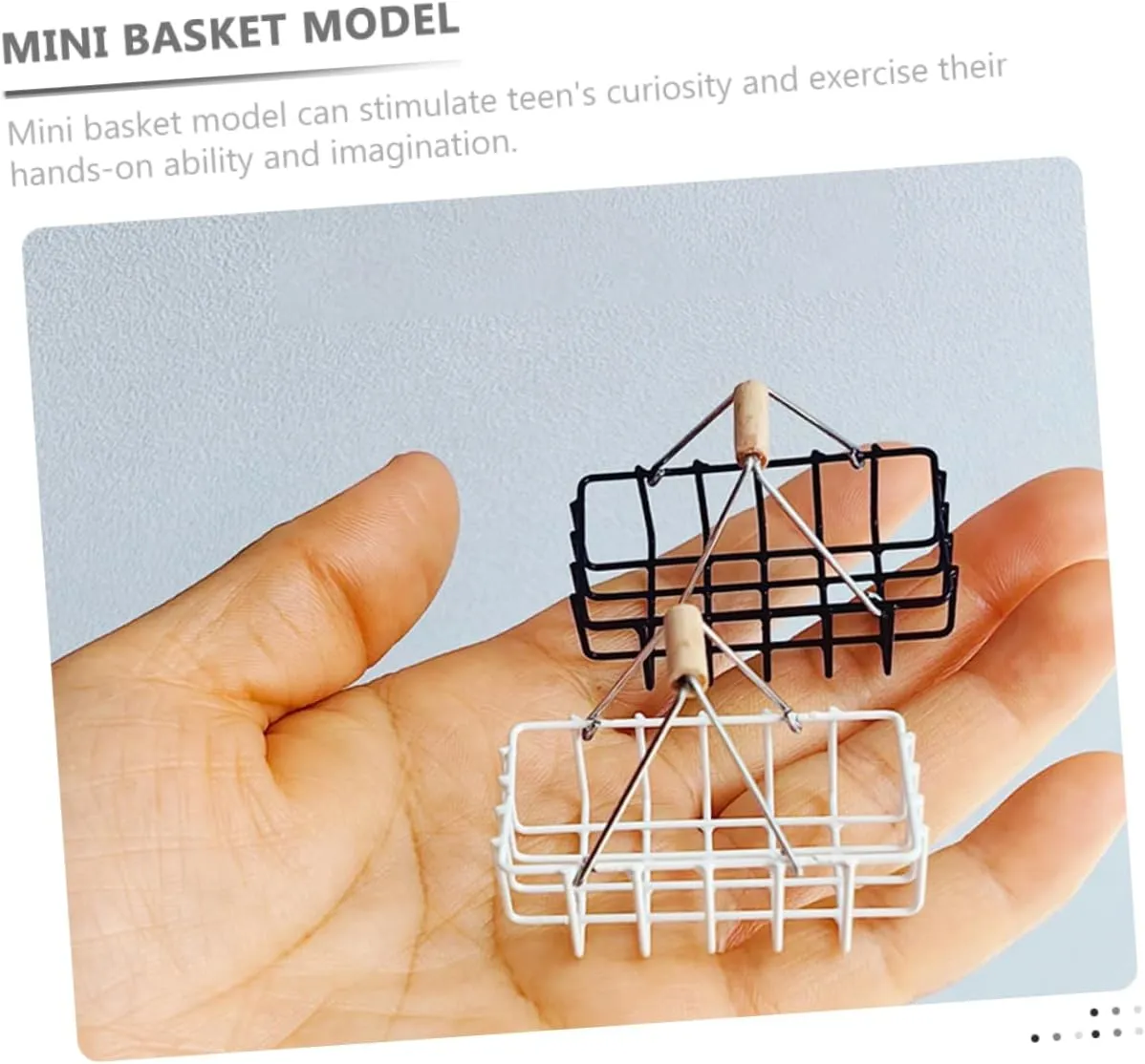 4pcs Miniature Baskets Decorative Storage Models for Dollhouse Decor Charming Design for Desktop Mini Furniture Inspires Creativity and Imagination Teens