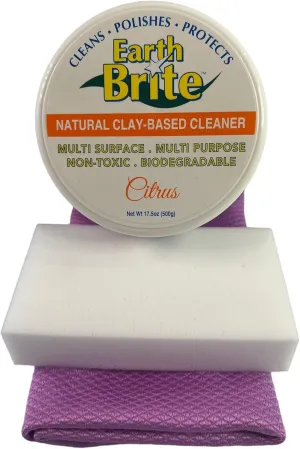 500g Citrus Tub Natural All Purpose Cleaner with Eraser and Diamond Towel