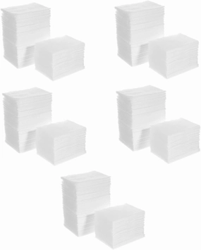 5sets 240pcs Rectangular Makeup Remover Pads Skin Friendly Wipes for Gentle Exfoliation and Deep Cleansing for Travel and Daily Use 240pcs*5