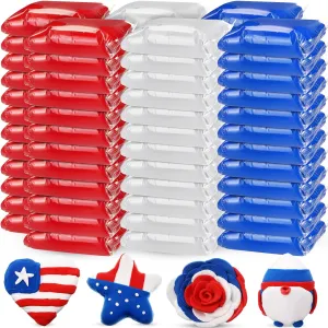 72 Pcs 2.38lbs Air Dry Clay Modeling Magic Ultra Light Modeling Clay for Kids DIY for Sculpting Air Dry School Gift (White, Red, Blue)