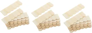 72pcs Miniature Roof Tile for Dollhouse Decor Realistic Wooden Dollhouse Accessories Mini Wooden Tiles for Charming Roof Design for Miniature Houses and