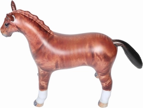 ABOOFAN Animal Themed Inflatable Horse Toy Lifelike Decorations for Parties Indoor/outdoor Play Educational Toy Set