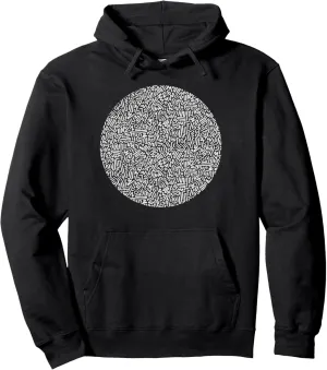 Abstract Doodle Drawing Art Pullover Hoodie
