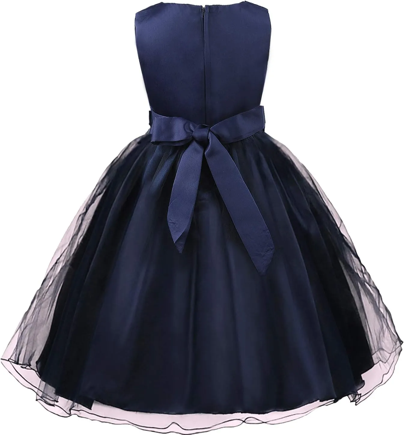 Acecharming Girls Dresses Sequin Flower Girls Party Dress Bridesmaid Ball Gown Wedding Tulle 3-10 Years