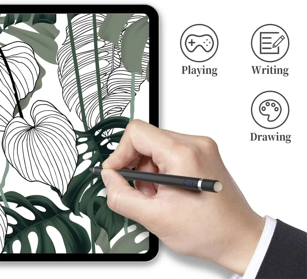 Active Stylus Pen for Touch Screens,Dual Pen Tips for iOS & Android Drawing & Writing,High Precise Digital Pencil for Apple iPhone 16/15/14/13/12/11/X/8,iPad Air/Pro/Mini,Phone/Tablet/Sam-sung/K-indle