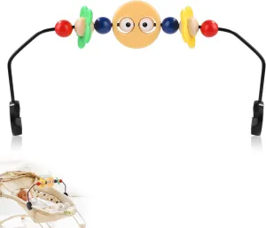 Adjustable Toy Bar for Baby Bouncer - BabyBjrn Interactive Googly Eyes Toy for Car Seat - Easy to Install & Disassemble Bouncer Accessories
