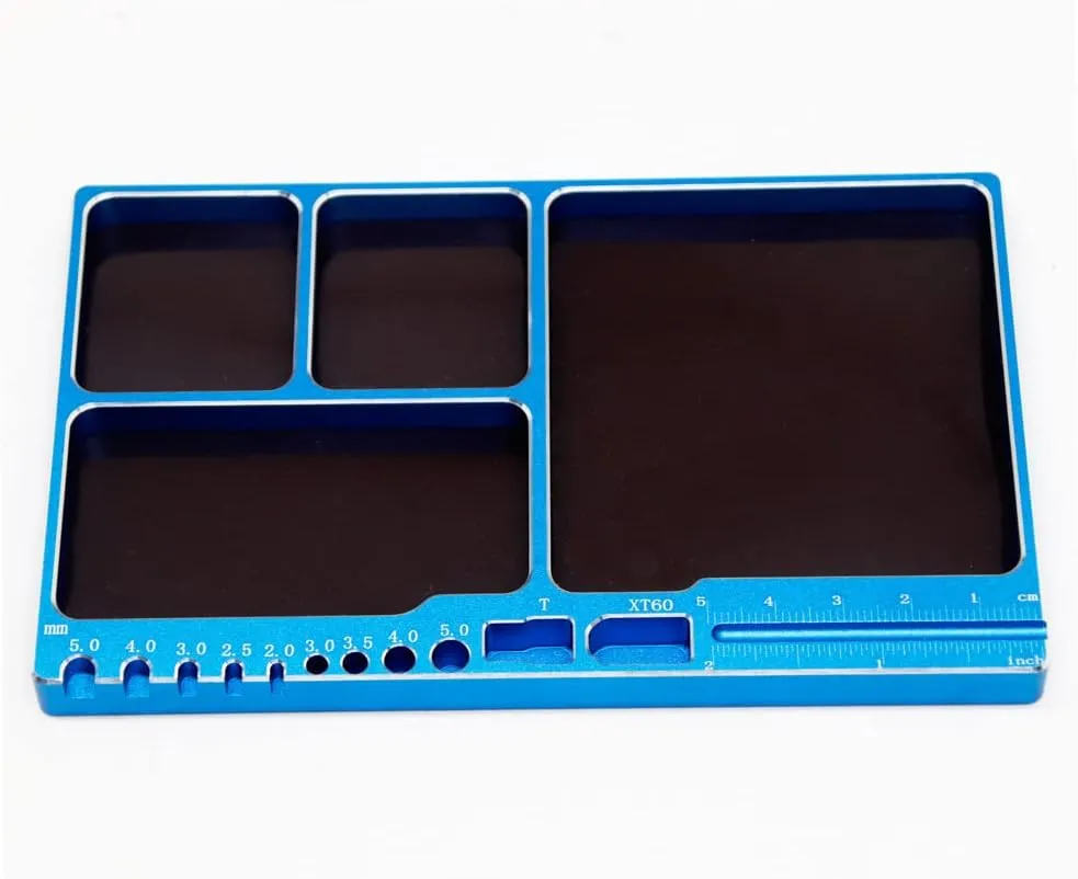 Alloy Magnetic Screw Tray Repair Tool for RC Remote Control Vehicles, Aircraft and Ships Accessories Accessory Part
