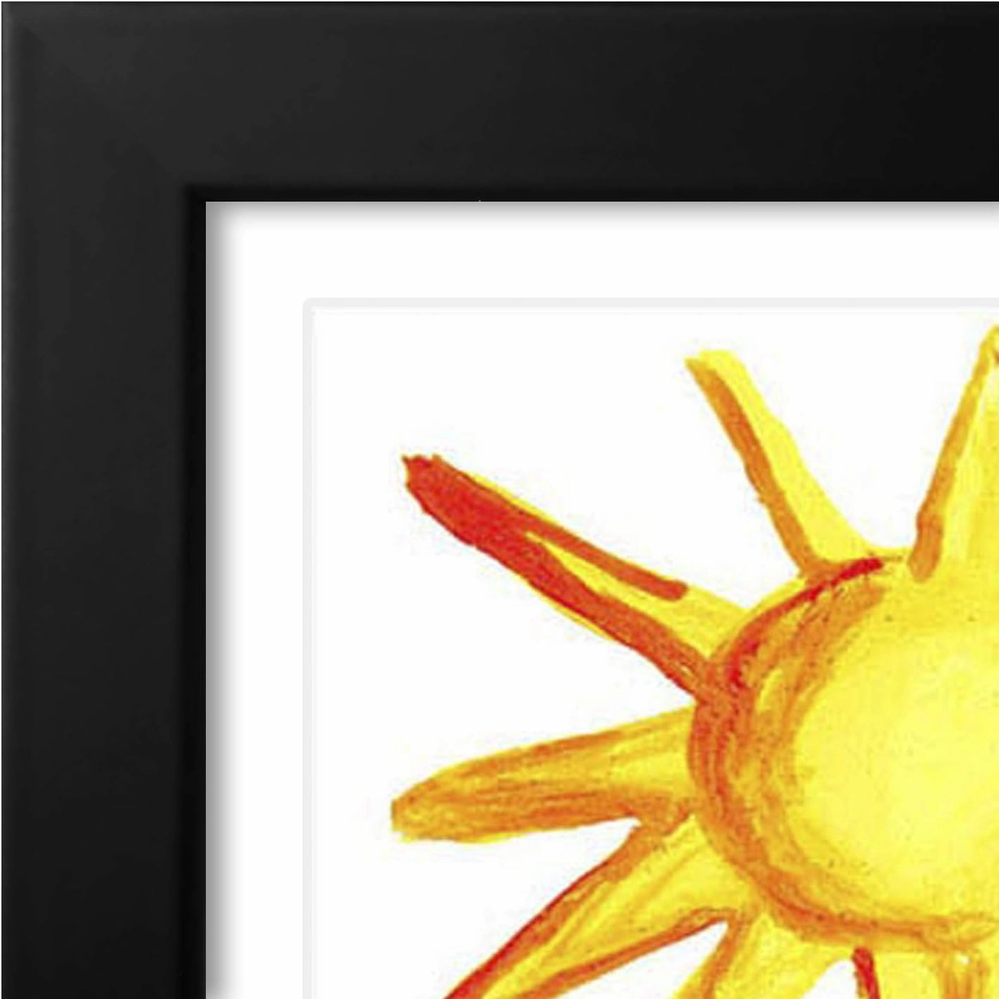 Americanflat 10x12.5 Kids Art Frame - Front Loading Picture Frames Hold 100 Artworks - Use as 8.5x11 Frame with Mat or Display 10x12.5 Artwork Without Mat - My Mini Masterpiece - Black