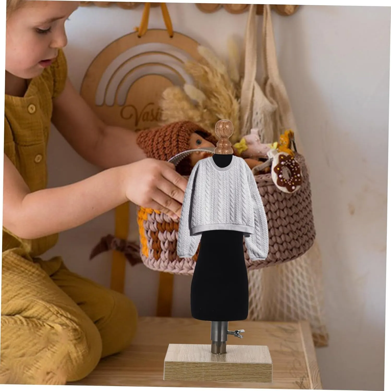 Angoily 3pcs Doll Clothes Mannequin Stand for Dress Display Scale Design Model Base Compact and Dollhouse Decoration for Dress Support and Creative Play