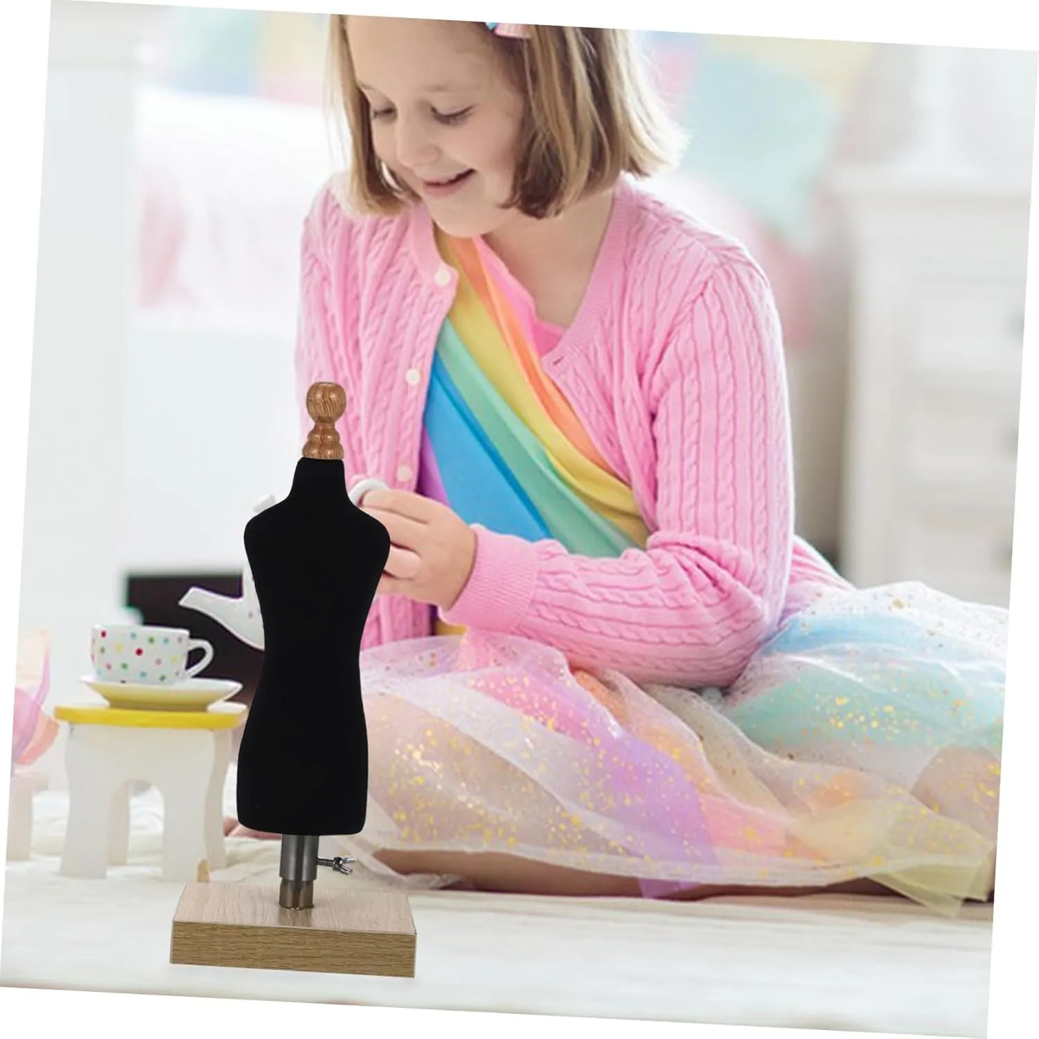 Angoily 3pcs Doll Clothes Mannequin Stand for Dress Display Scale Design Model Base Compact and Dollhouse Decoration for Dress Support and Creative Play