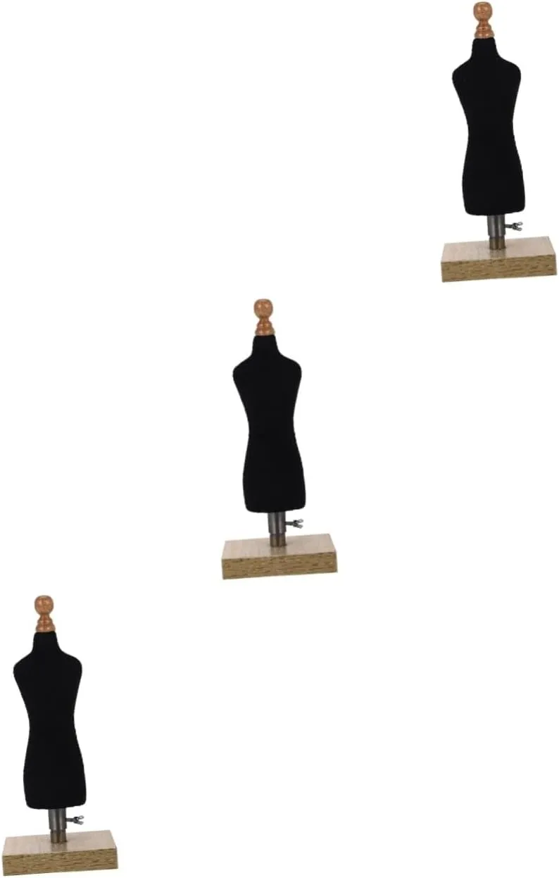 Angoily 3pcs Doll Clothes Mannequin Stand for Dress Display Scale Design Model Base Compact and Dollhouse Decoration for Dress Support and Creative Play