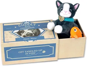 Animals in Boxes - 'Mittens The Kitten' Playset with Stuffed Kitten & Accessories