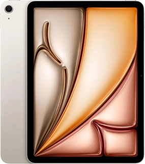 Apple iPad Air 11-inch with M3 chip Built for Apple Intelligence, Liquid Retina Display, 256GB, 12MP Front/Back Camera, Wi-Fi 6E, Touch ID, All-Day Battery Life — Starlight