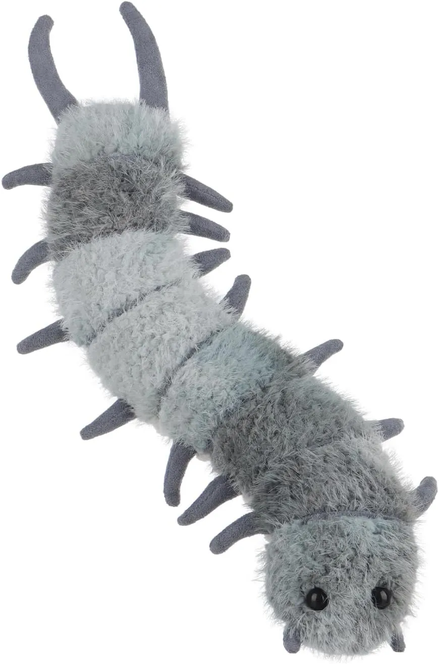 Apricot Lamb Evil Centipede Plush Stuffed Animals for Kids, Soft Cute Plush Toys for Baby Girl and Boy, Fluffy Blue Evil Centipede Blue