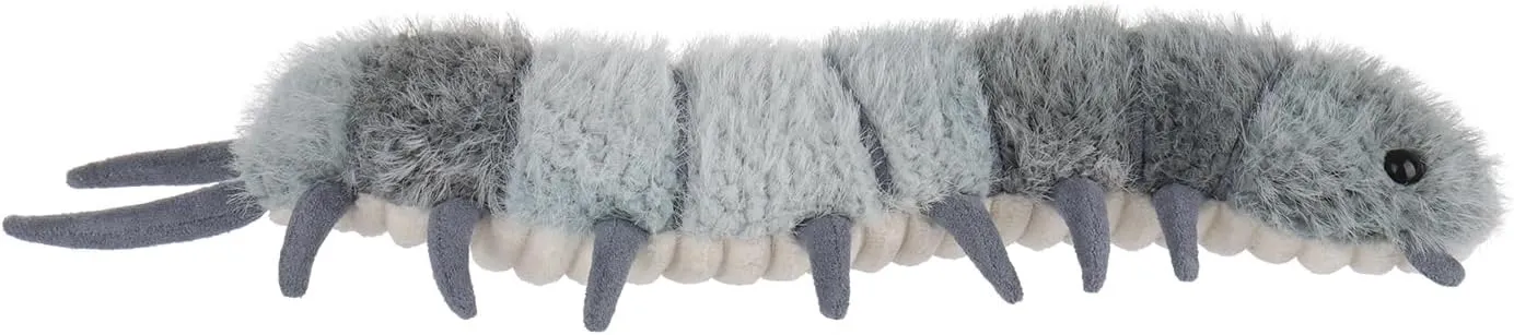 Apricot Lamb Evil Centipede Plush Stuffed Animals for Kids, Soft Cute Plush Toys for Baby Girl and Boy, Fluffy Blue Evil Centipede Blue