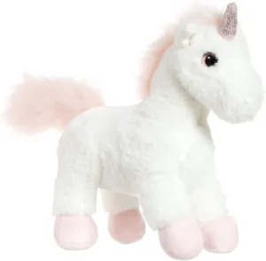 Apricot Lamb Pink Unicorn Stuffed Animals for Kids, Soft Cute Plush Toys for Baby Girl and Boy, Fluffy Pink Unicorn