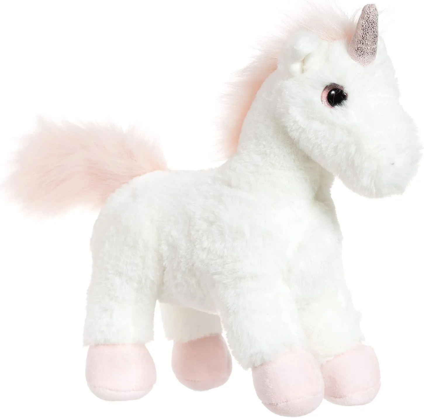 Apricot Lamb Pink Unicorn Stuffed Animals for Kids, Soft Cute Plush Toys for Baby Girl and Boy, Fluffy Pink Unicorn