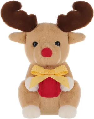 Apricot Lamb Surprise Elk Stuffed Animals for Kids, Soft Cute Plush Toys for Baby Girl and Boy, Fluffy Surprise Elk