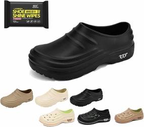 Armadillo Non-Slip Comfort Clogs for Women - Chef & Kitchen Shoes with Slip Resistant Design, Healthy Support for Nurses