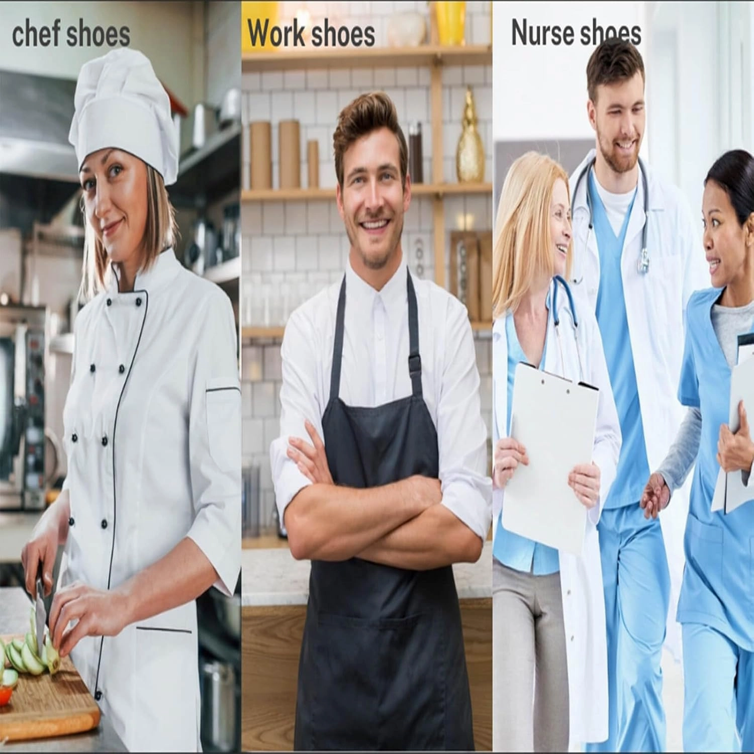 Armadillo Non-Slip Comfort Clogs for Women - Chef & Kitchen Shoes with Slip Resistant Design, Healthy Support for Nurses
